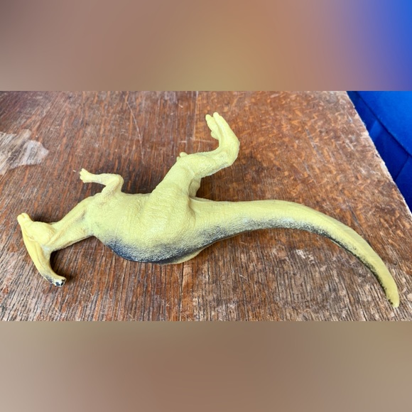 Vtg Miniature Rubber Plastic Parasaurolophus Dinosaur Toy Figurine - Picture 6 of 12
